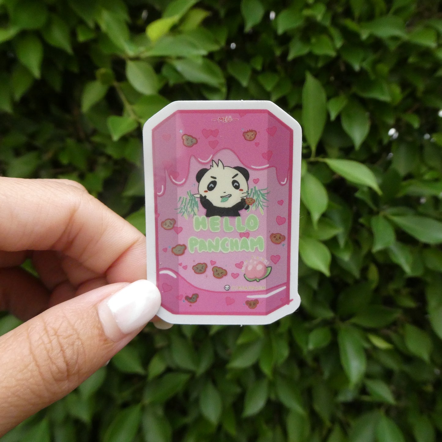 Hello Pancham Holographic Sticker (Mini)