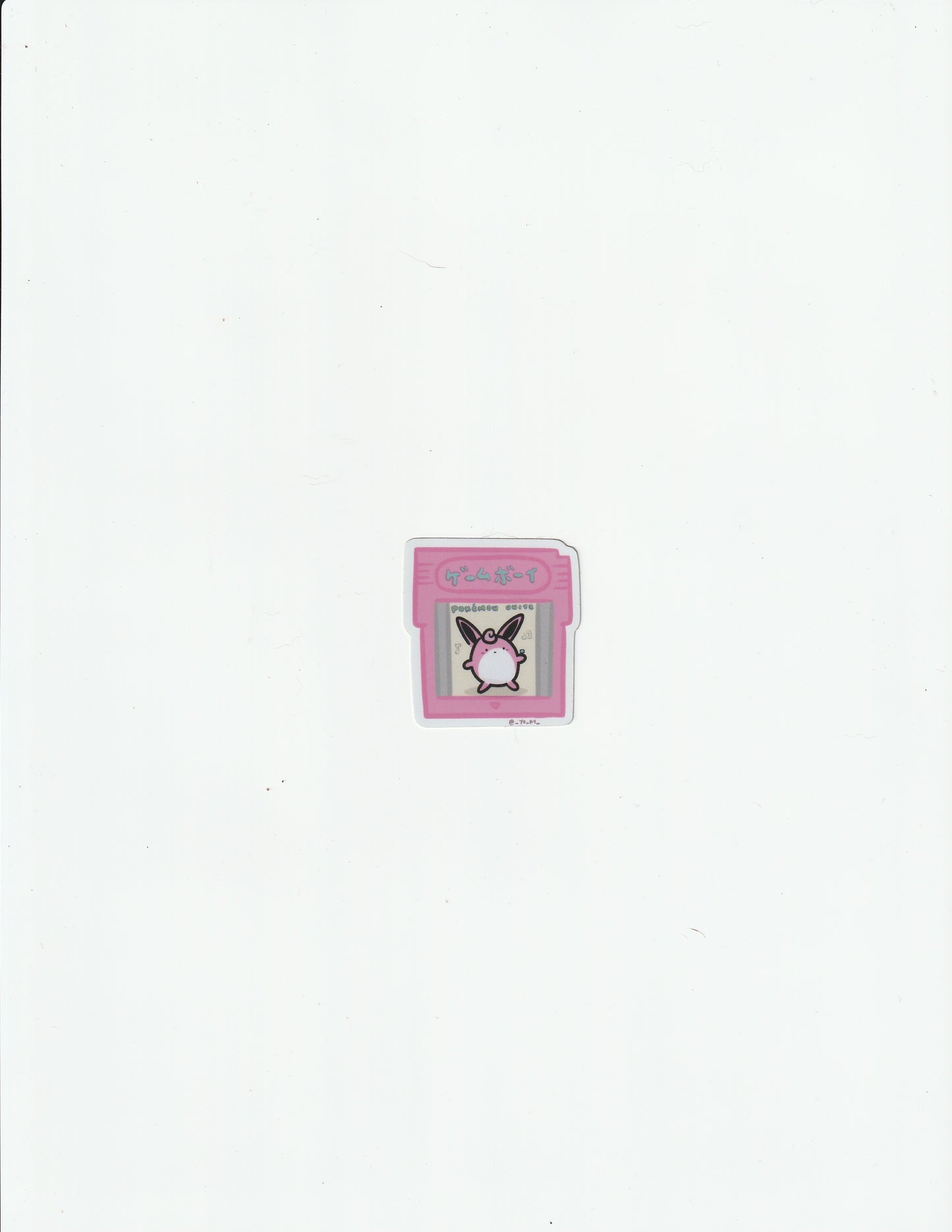 Wigglytuff Pokémon Unite Pink Holographic Gameboy Cartridge (mini)