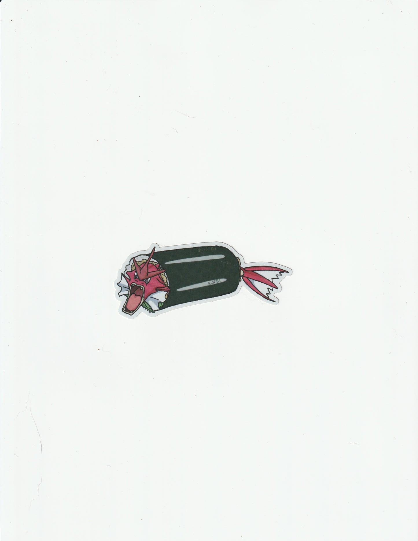 Shiny Gyarados Tempura Handroll Holographic Sticker