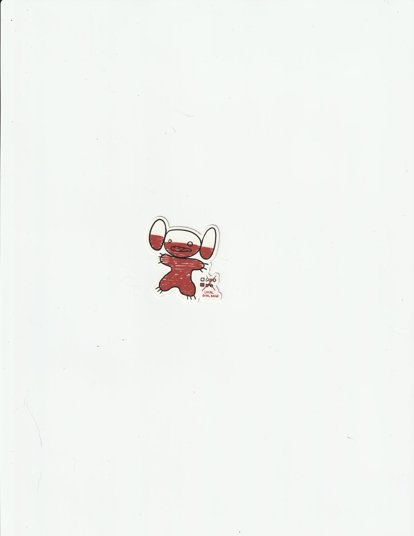 Stitch Local Girl Rage Meterš¢ Sticker (Mini)