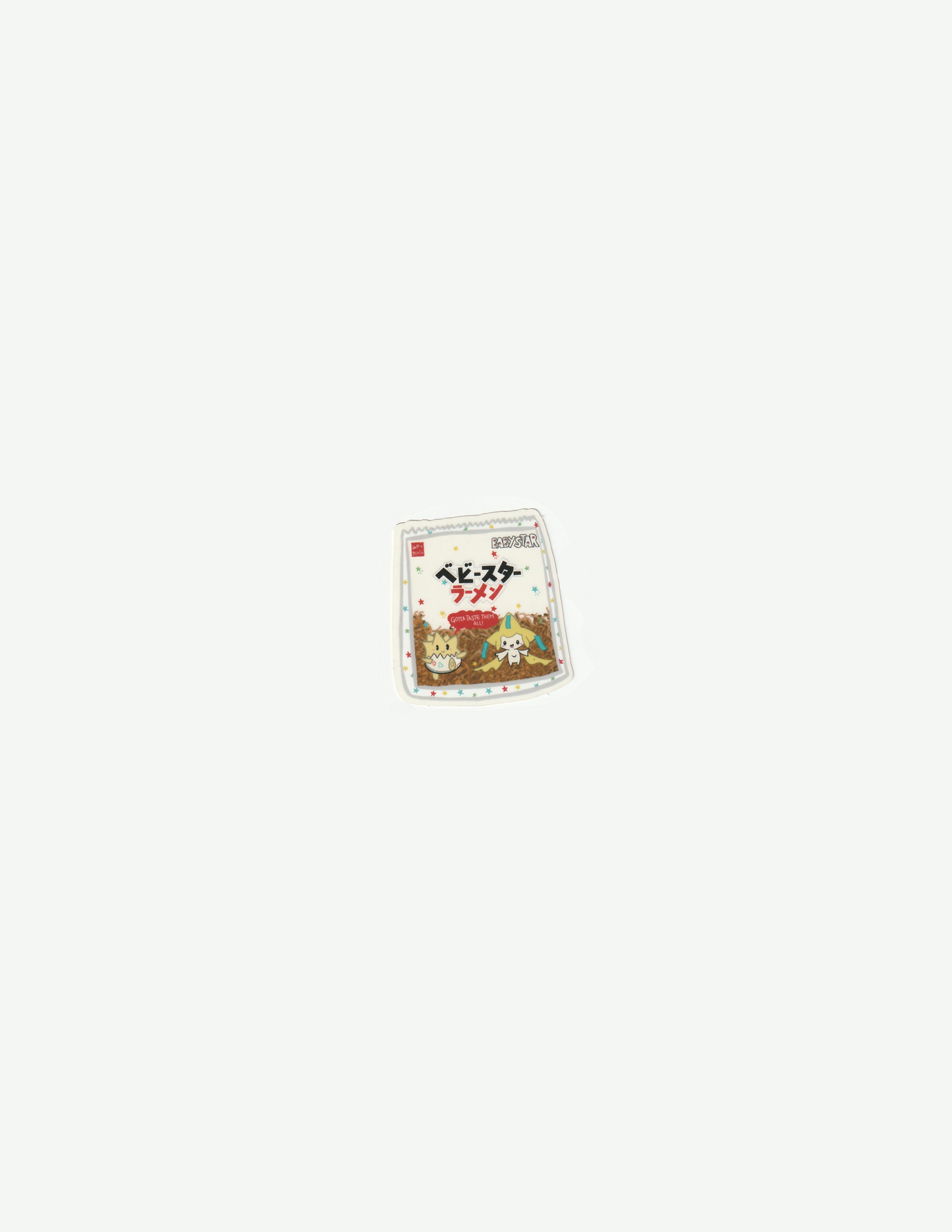 Baby Star Ramen Togepi and Jirachi Sticker (Clear)