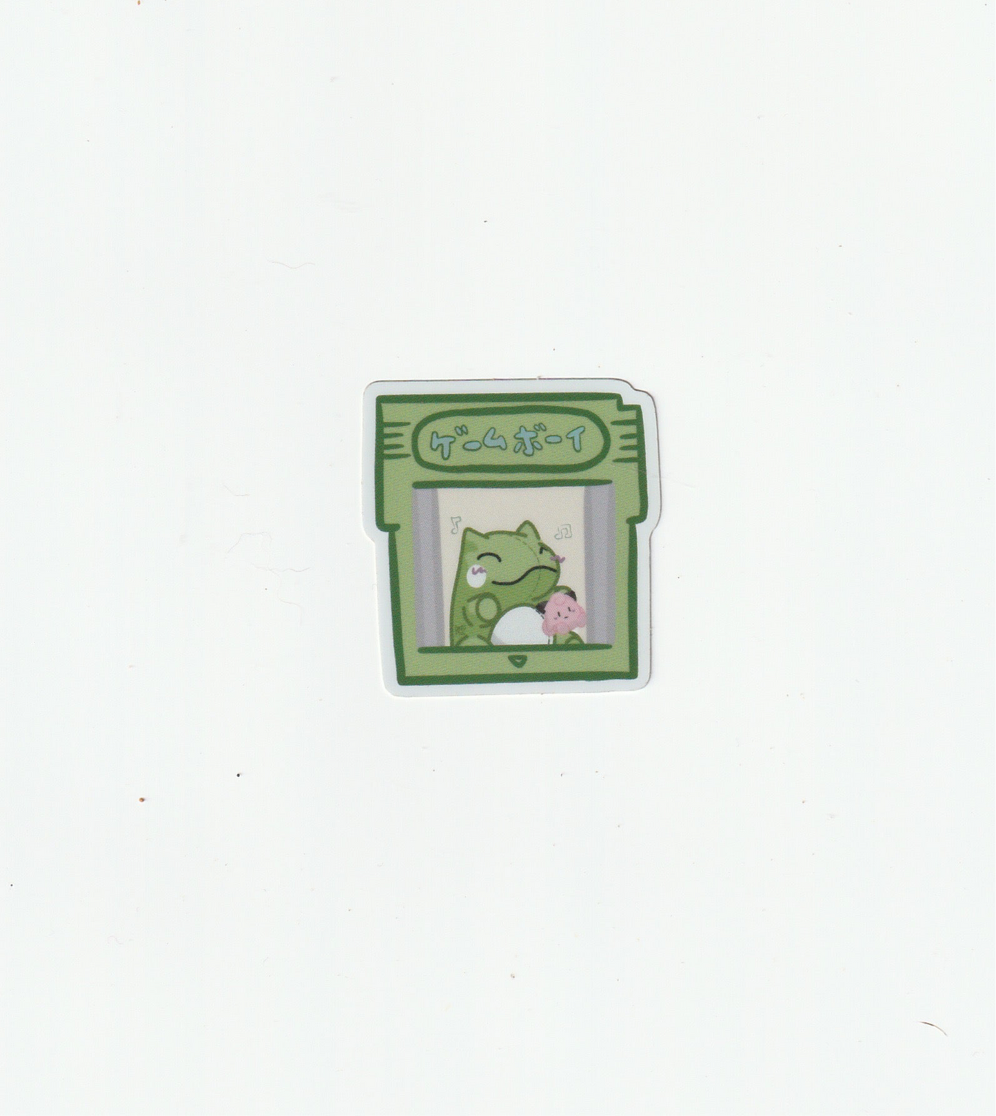 Substitute Doll Green Gameboy Holographic Sticker (Mini)