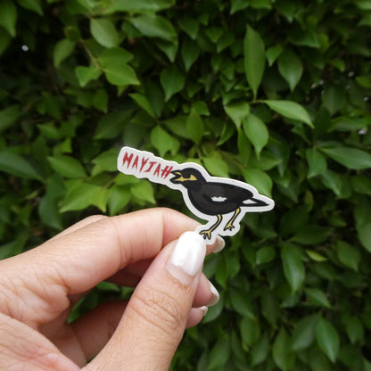 Mayjah Myna Sticker (Mini)