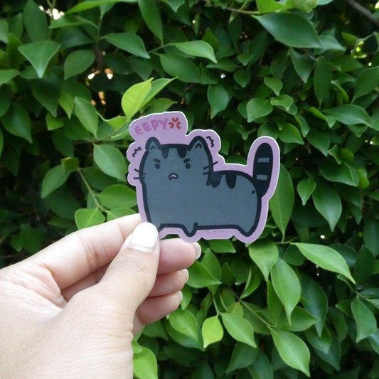Eepy Cat Sticker