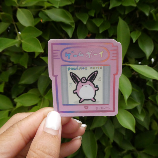 Wigglytuff Pokémon Unite Pink Holographic Gameboy Cartridge (Large)