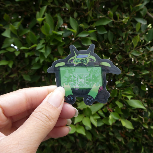 Pet Mech Holographic Sticker