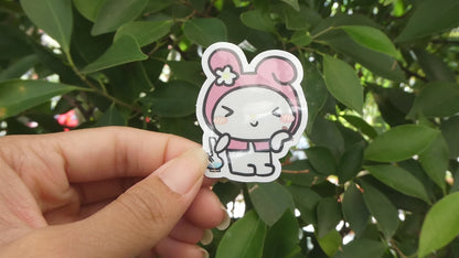 My Melody 420 Holographic Sticker (Mini)