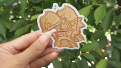 Magikarp Taiyaki Holographic Sticker